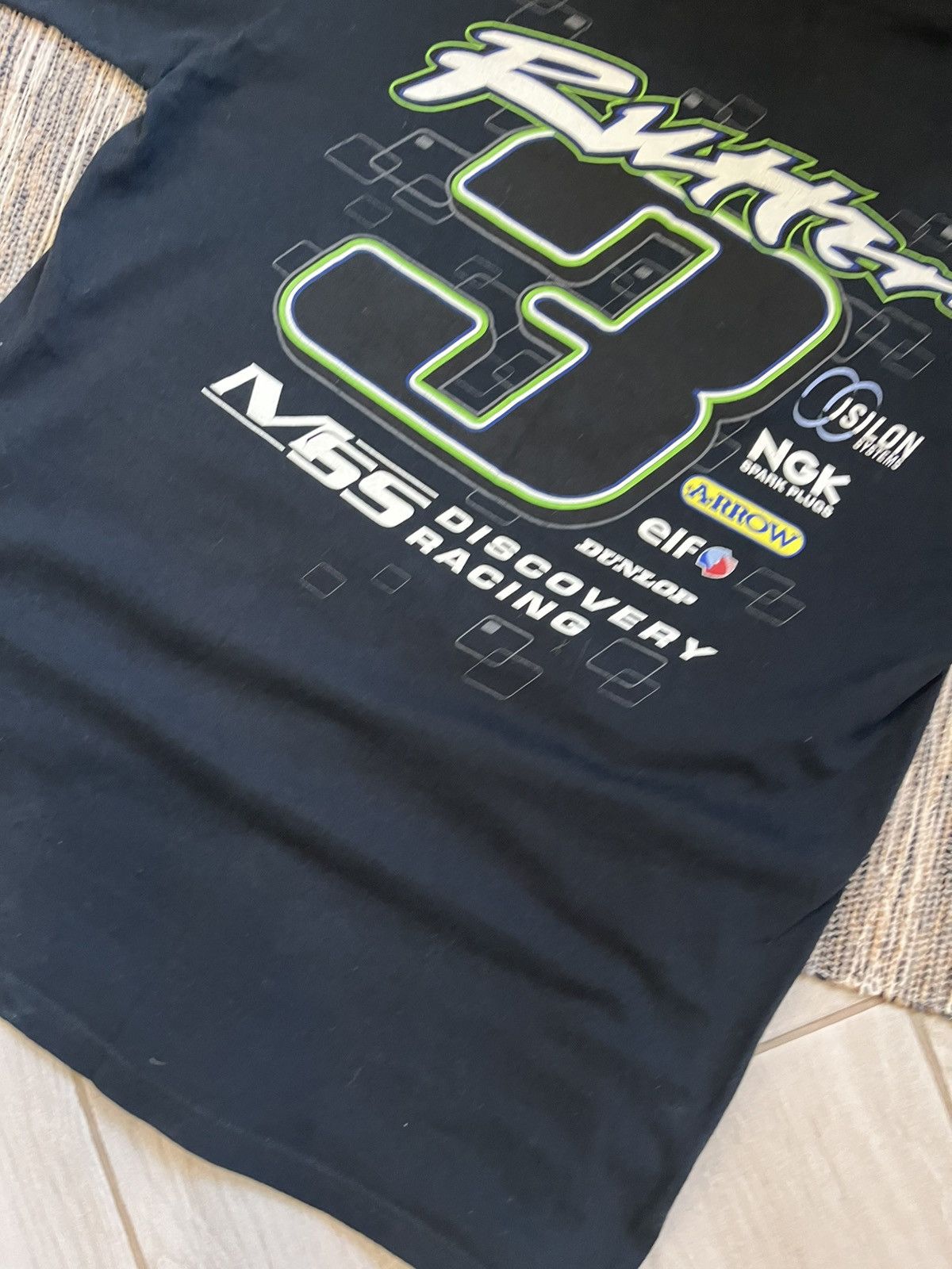 Vintage Vintage Kawasaki Moto Tshirt Y2K racing tee minimalistic Size US L / EU 52-54 / 3 - 12 Thumbnail