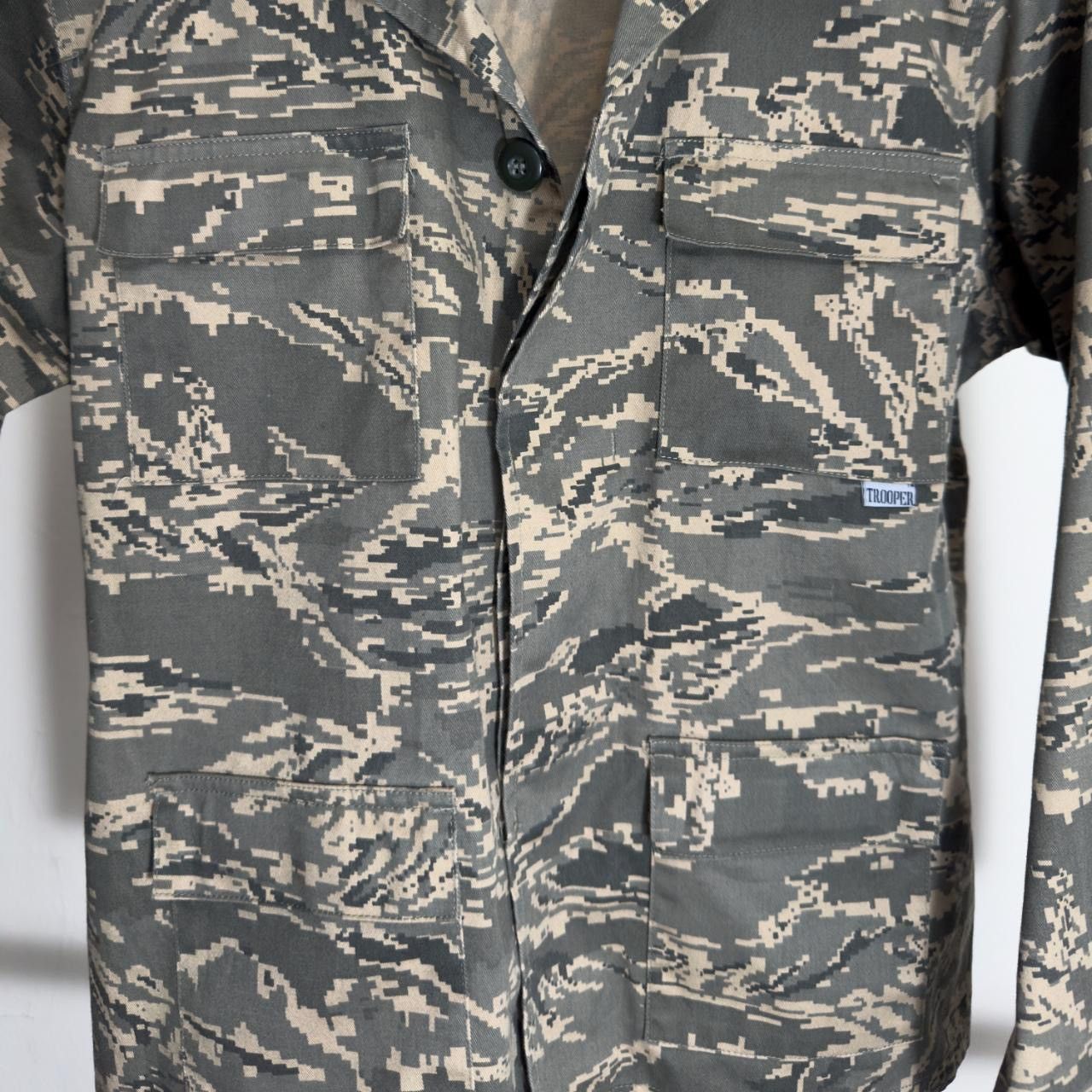 Troop Cropped Military Button Up Shirt Size US M / EU 48-50 / 2 - 2 Thumbnail