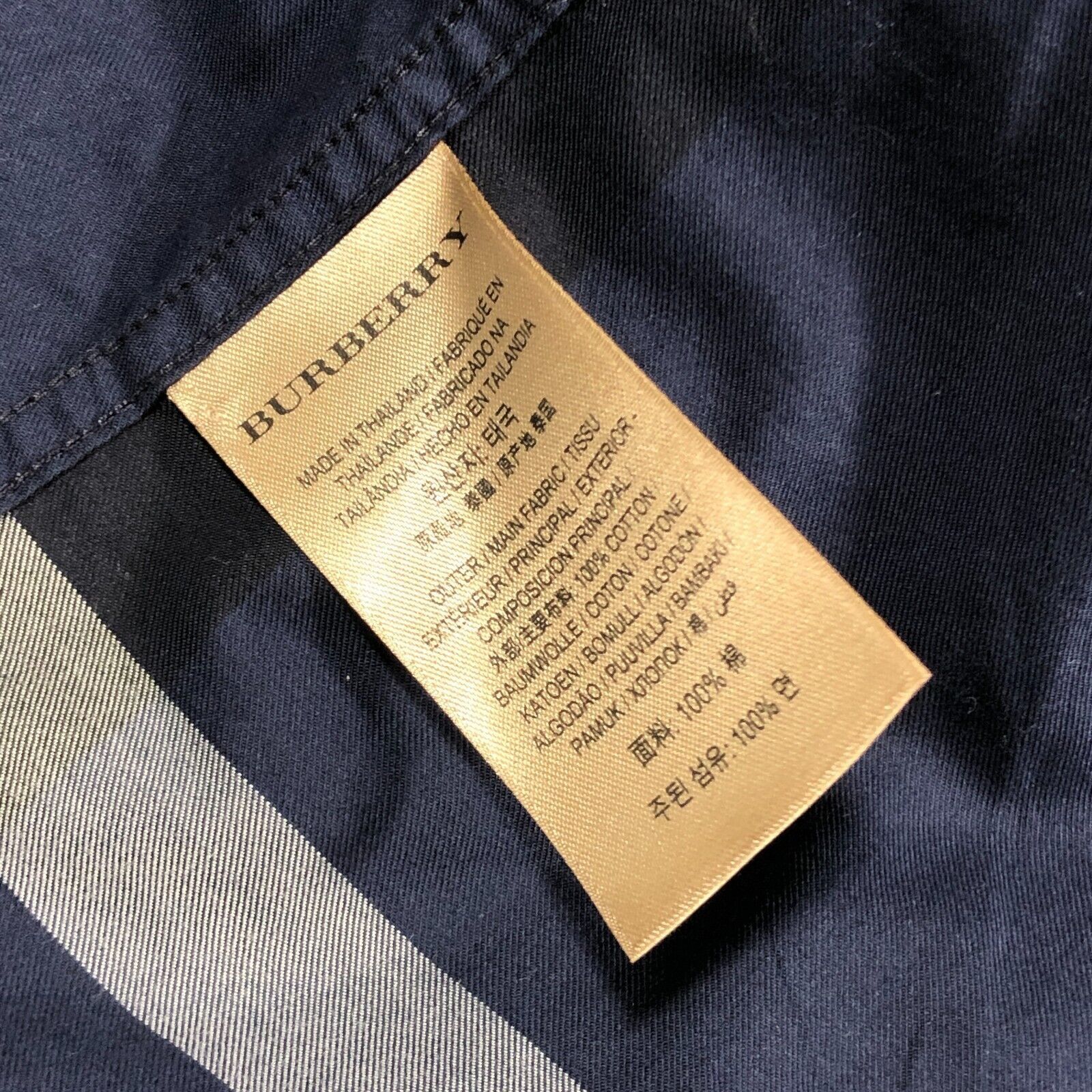 Burberry × Designer × Vintage Burberry Brit Navy Tartan Checks Button Down Shirt size XXL Size US XXL / EU 58 / 5 - 6 Thumbnail