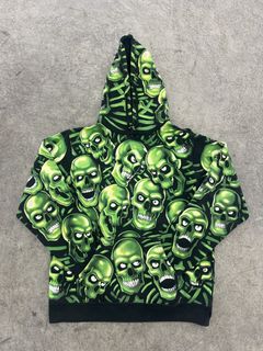 Supreme hotsell skull green