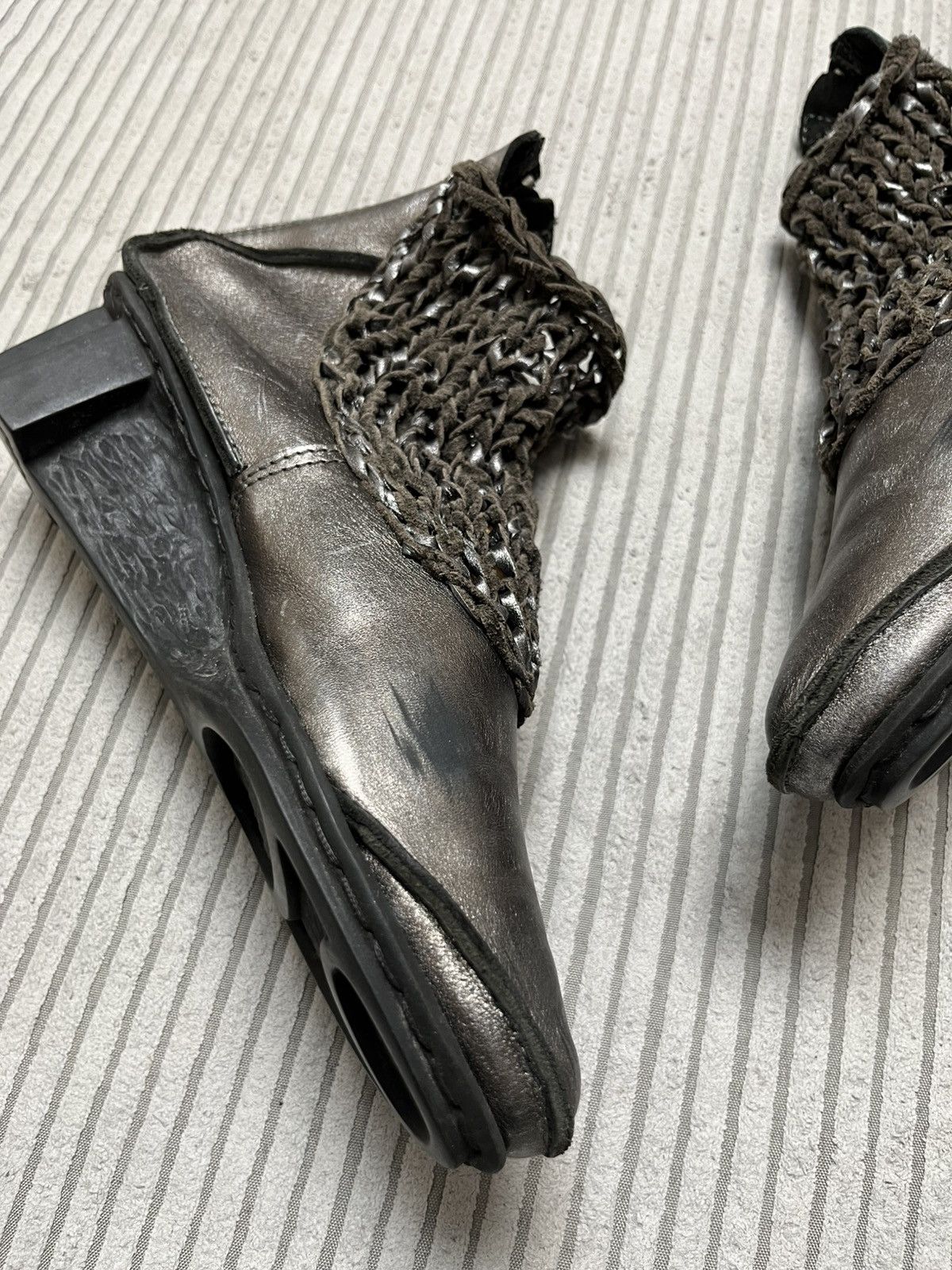 Trippen Trippen Leather Avant Garde Mesh Zip Boots 90s Size US 9 / IT 39 - 8 Thumbnail