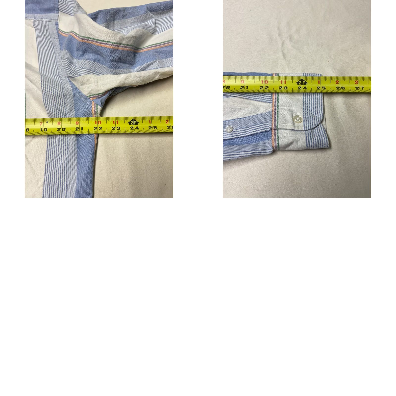 J.Crew J.Crew Broken-In Oxford Shirt Mens M Slim Fit Blue Striped Organic Cotton Shirt Size US M / EU 48-50 / 2 - 8 Thumbnail