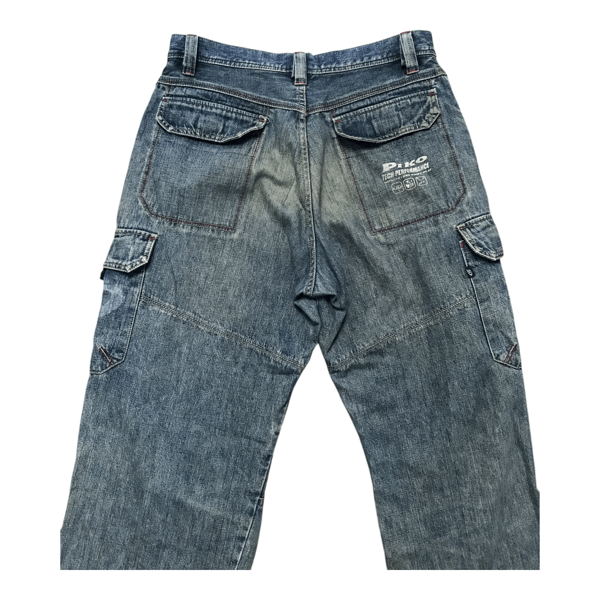 Hysteric Glamour × Japanese Brand Piko Denim Cargo Distress pant Size US 34 / EU 50 - 7 Thumbnail