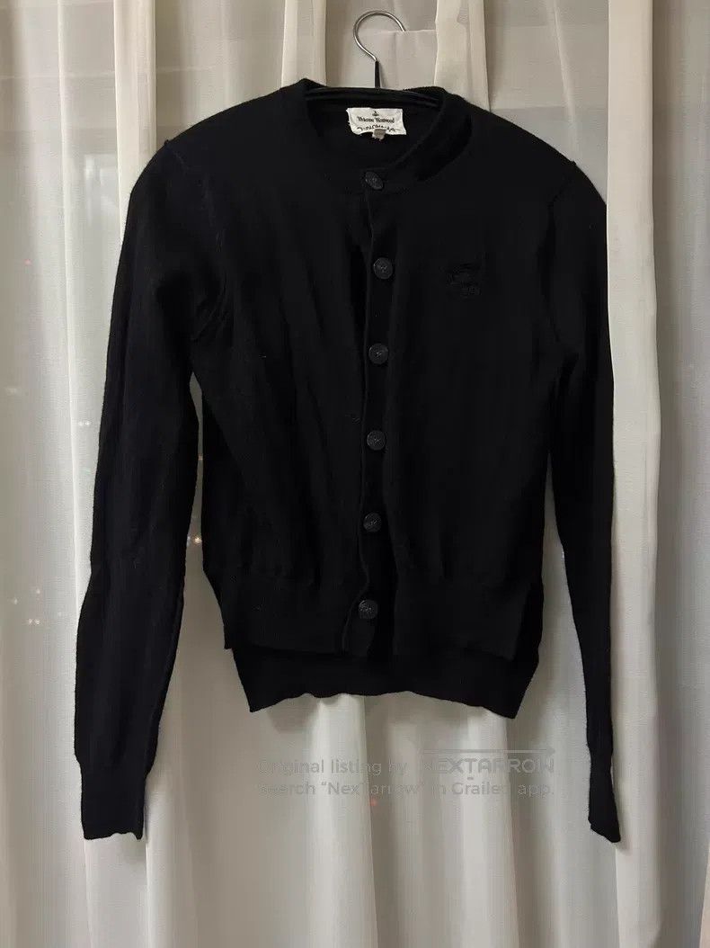 Vivienne Westwood Vivienne Westwood Black Hole Knit Open Cardigan Size XS / US 0-2 / IT 36-38 - 2 Thumbnail