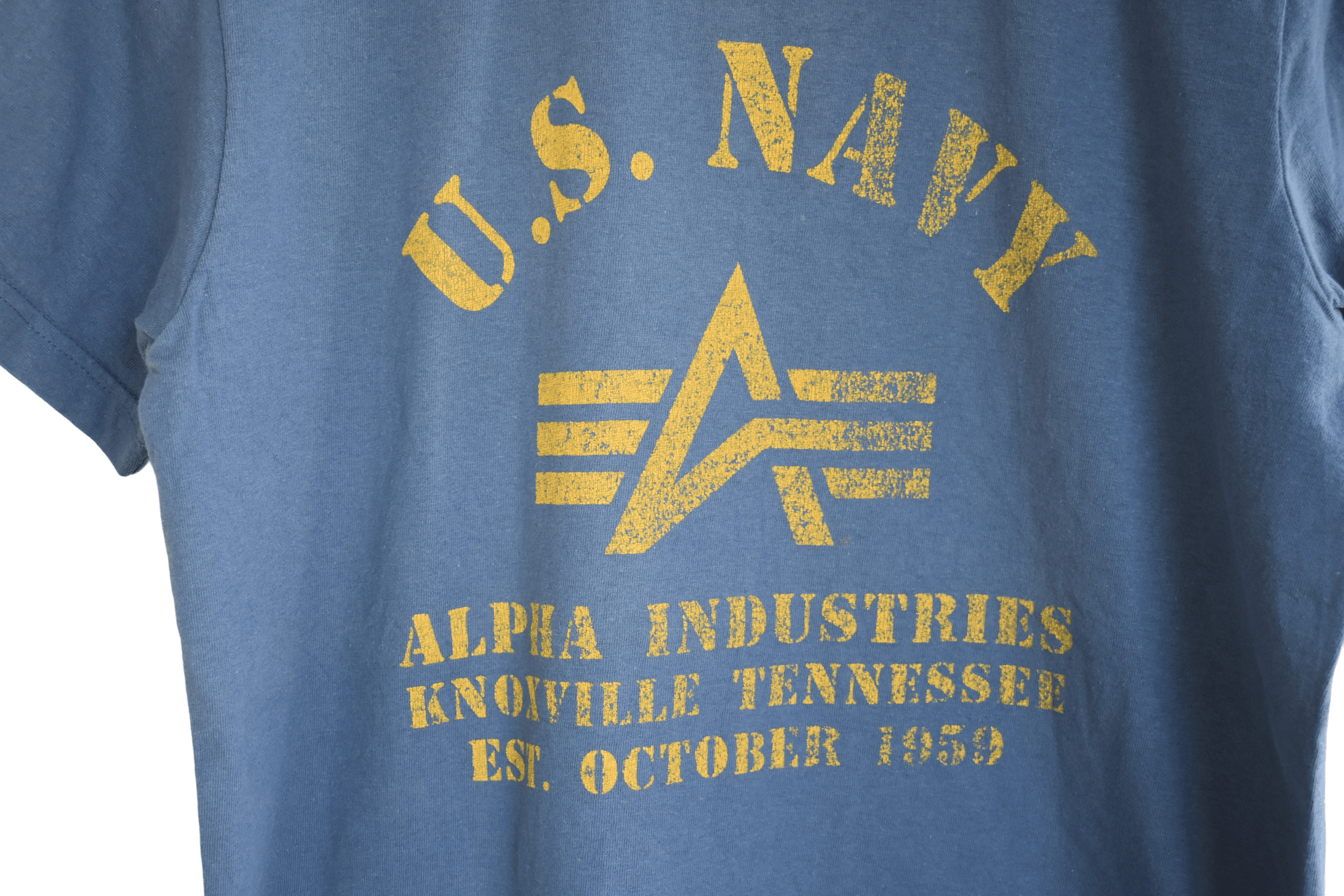 Alpha Industries A016 U.S Navy Tee by Alpha Industries Size US M / EU 48-50 / 2 - 4 Thumbnail