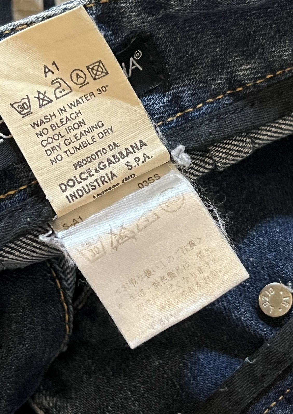 Dolce & Gabbana Dolce & Gabbana Spring 2003 sailor pants Size 26" / US 2 / IT 38 - 8 Thumbnail