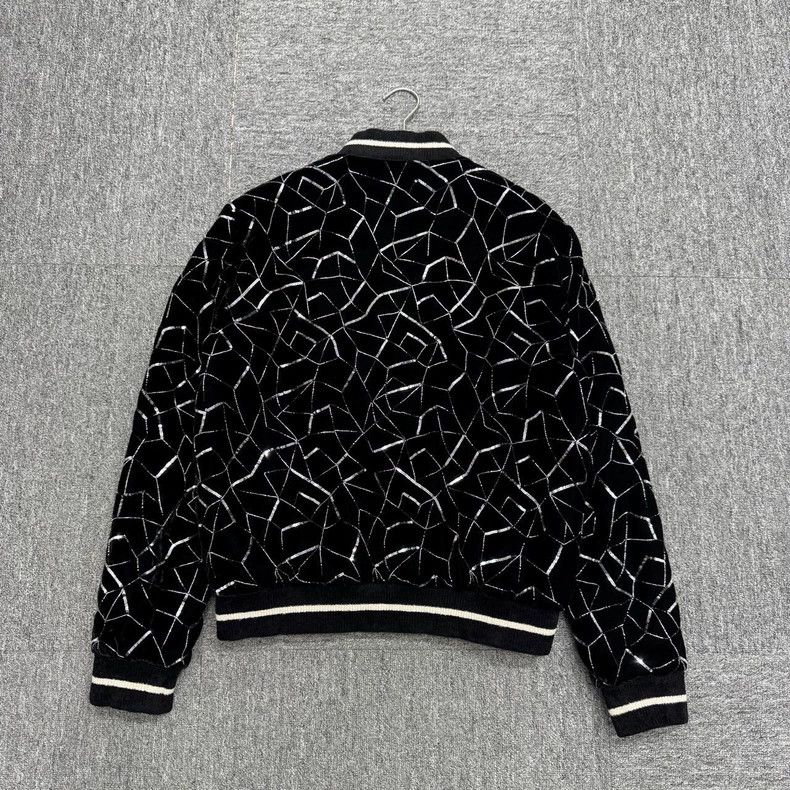 Saint Laurent Paris Saint Laurent 19 FW catwalk with black velvet scales, glass Size US M / EU 48-50 / 2 - 2 Thumbnail