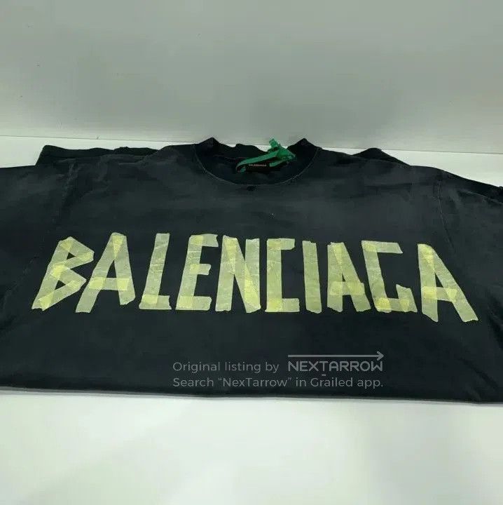 Balenciaga Balenciaga Black Logo Print Short Sleeve T-Shirt. Size US L / EU 52-54 / 3 - 5 Thumbnail