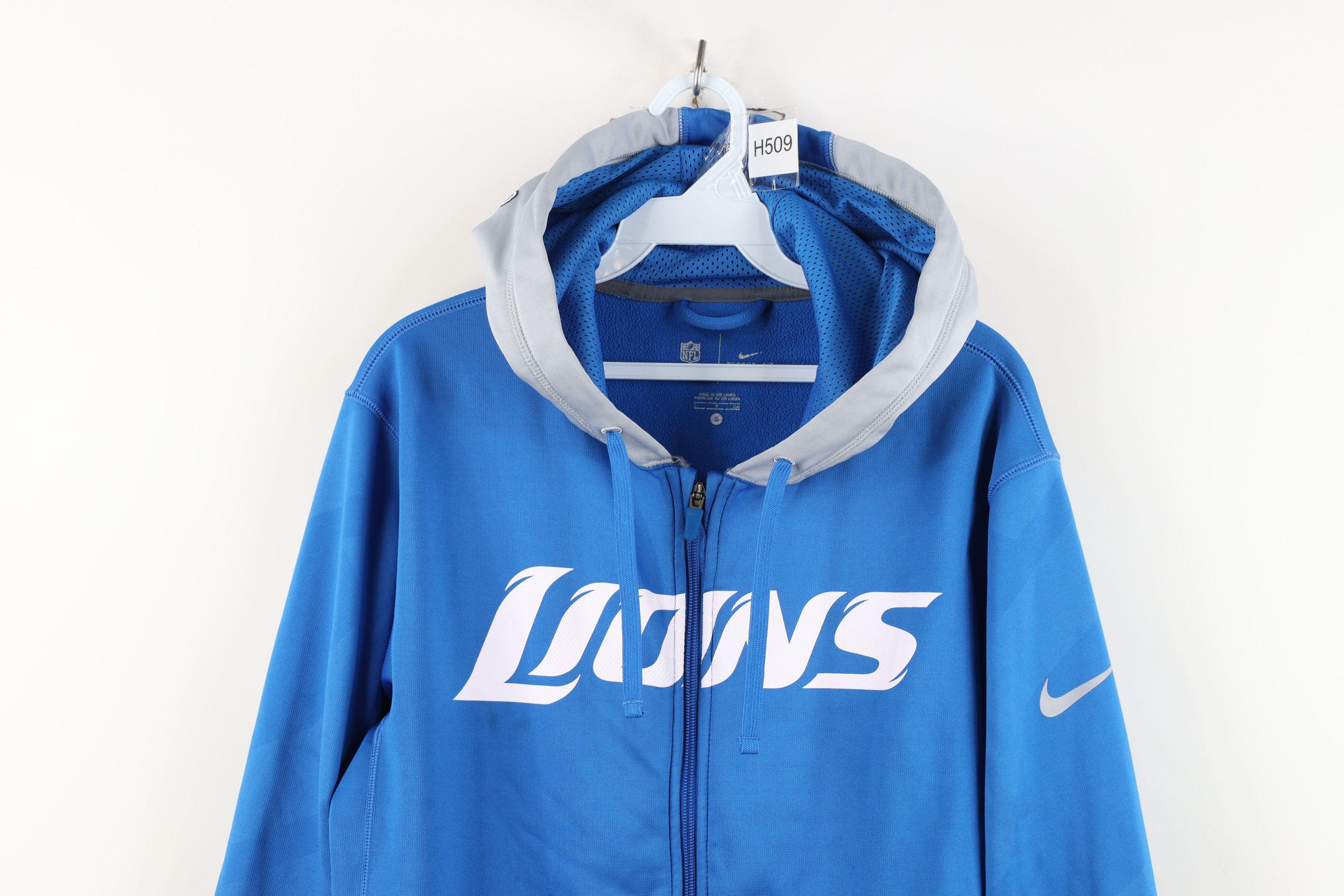Nike Nike Therma Fit Lions Football Full Zip Hoodie Sweatshirt Size US S / EU 44-46 / 1 - 2 Thumbnail