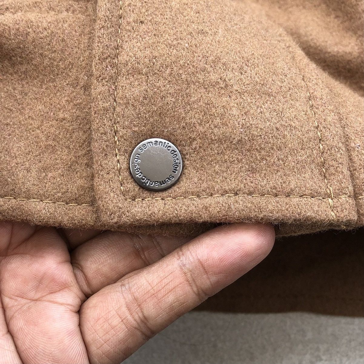 semanticdesign Japanese Brand Semantic Design Black Rip Wool Jacket Size US M / EU 48-50 / 2 - 14 Thumbnail