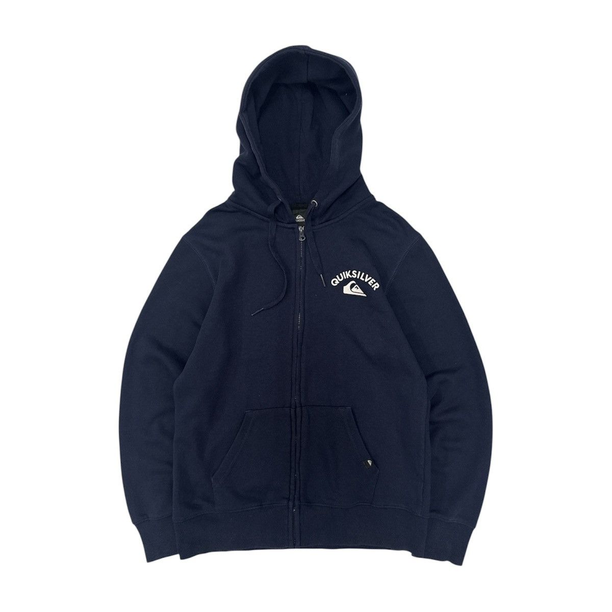 Quiksilver 🔥 Vintage Y2K Surfwear Quiksilver Logo Sweat Hoodie - M- M Size US S / EU 44-46 / 1 - 1 Thumbnail