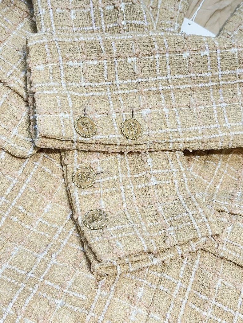 Chanel Chanel Beach series popular beige braided long-sleeved sil Size XS / US 0-2 / IT 36-38 - 6 Thumbnail