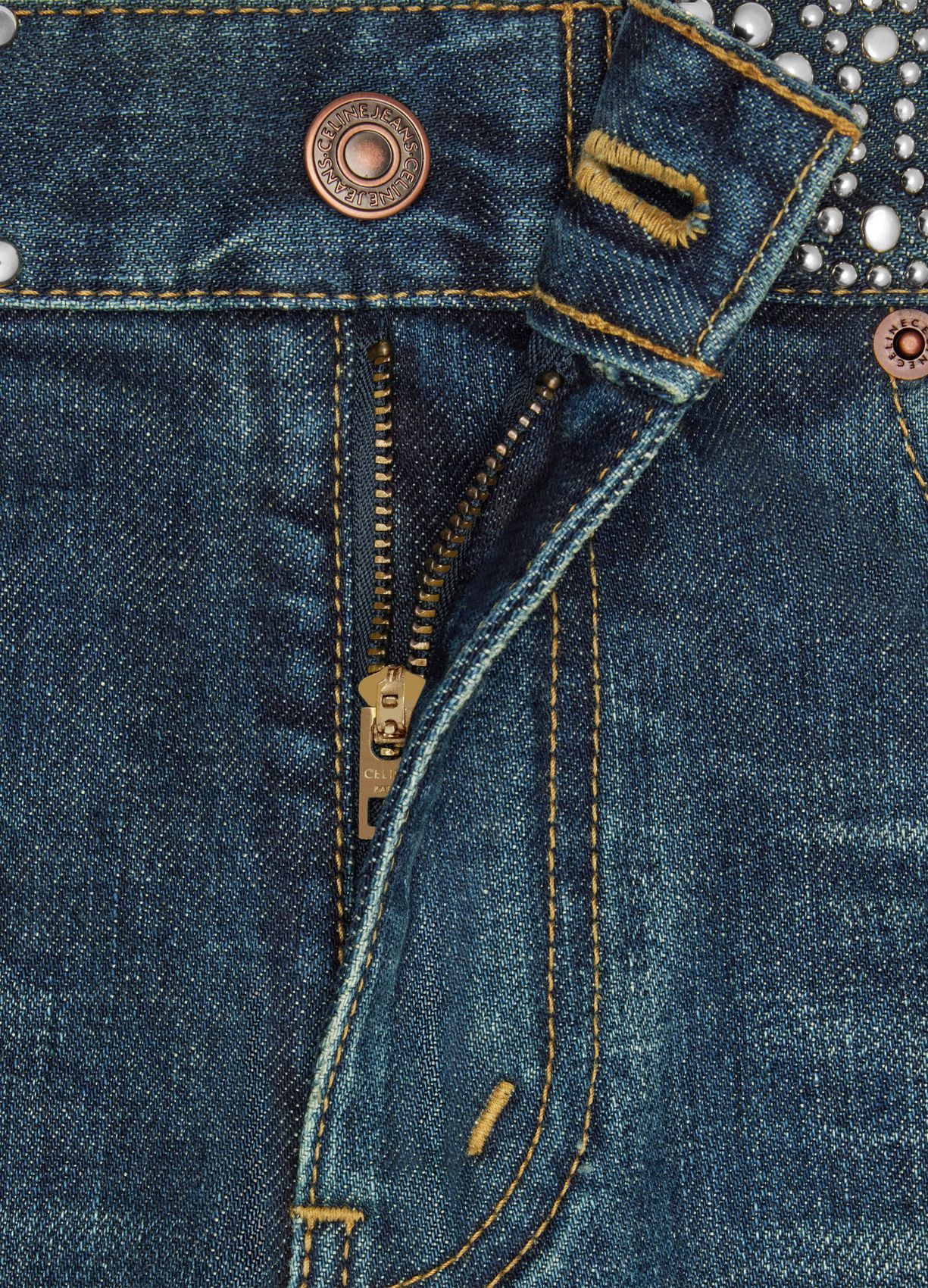 Celine o1w1db10125 2N972255V Neo Skinny Jeans in Blue Size 32" / US 10 / IT 46 - 4 Thumbnail