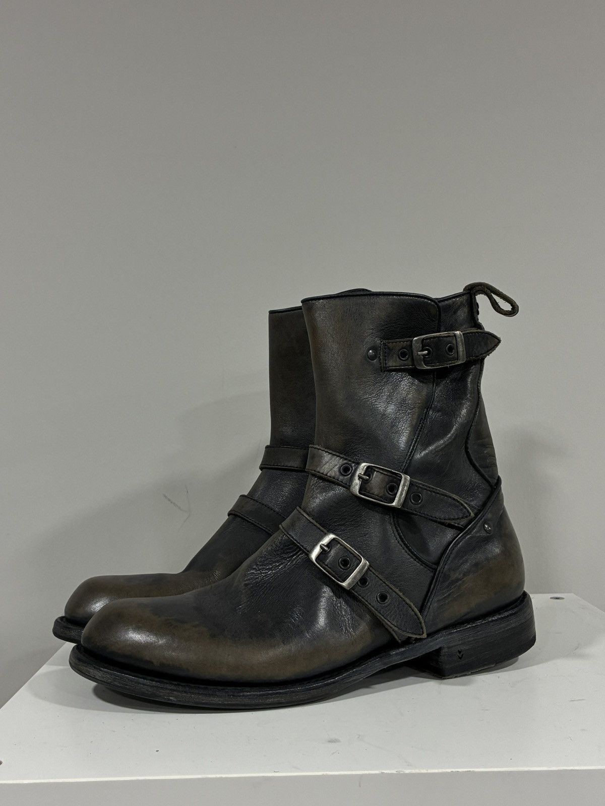 John Varvatos Engineer Moto Triple Buckle Boot 8.5 Size US 8.5 / EU 41-42 - 7 Thumbnail