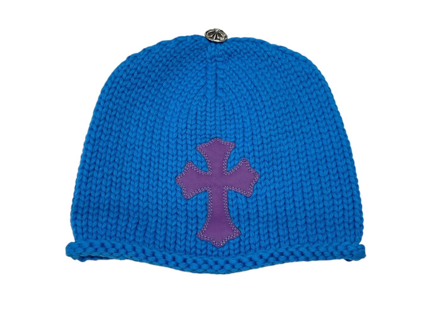 Chrome Hearts Chrome Hearts Cross Patch Knit Beanie Size ONE SIZE - 1 Thumbnail