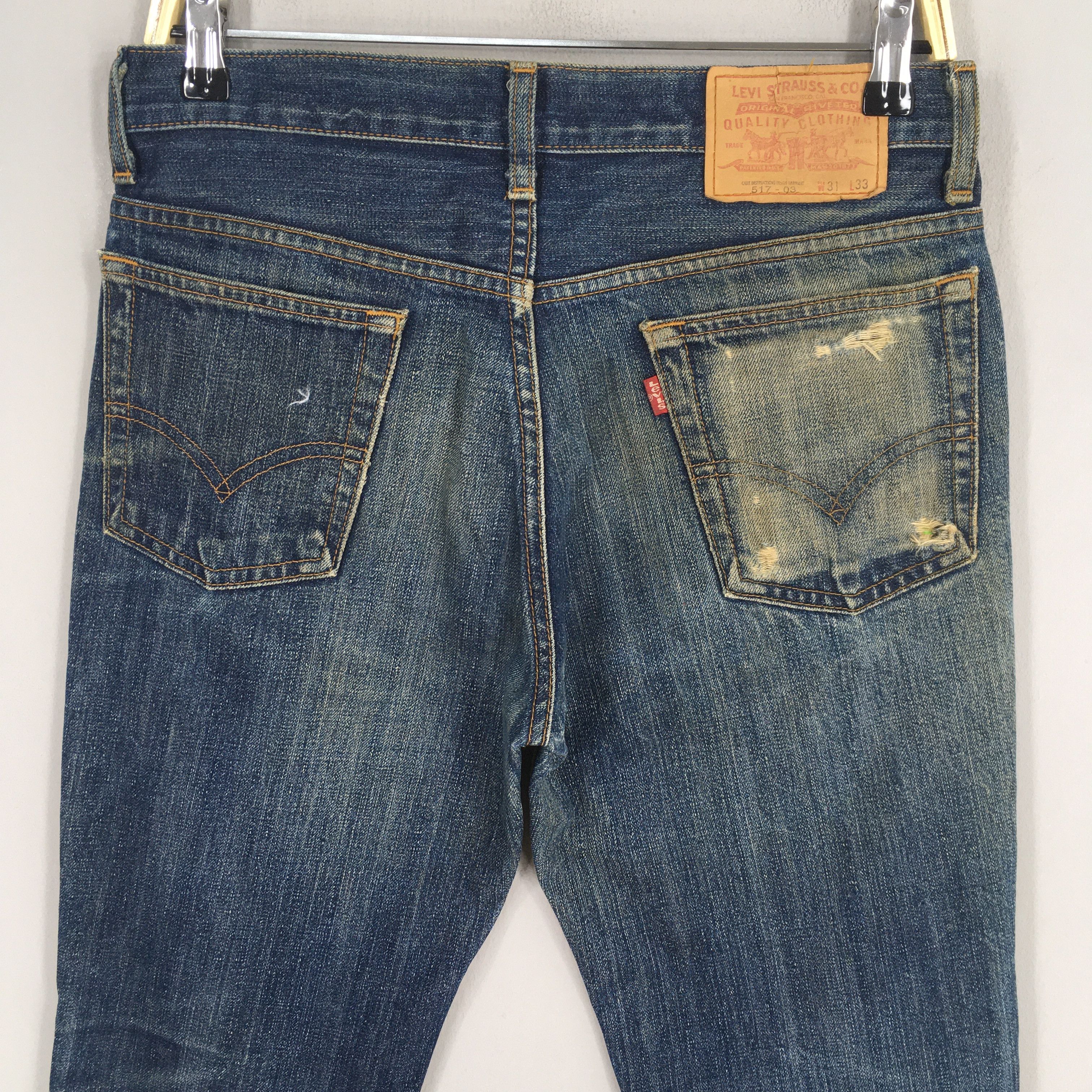 Levi's Size 30x29 Vtg Levis 517 Stonewash Flare Bootcut Jeans S82 Size US 30 / EU 46 - 9 Thumbnail