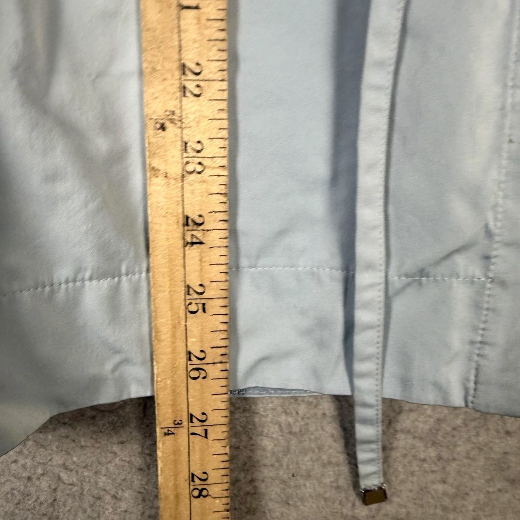 Vintage Lafayette 148 New York Light Blue Full Zip Up Moto Jacket Coat XL Women’s Blue Jacket Basic Zip Up | Lafayette 148 New York | Women XL Blue Jacket Size XL / US 12-14 / IT 48-50 - 4 Thumbnail