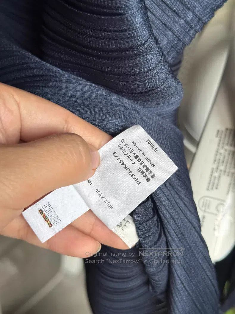 Issey Miyake Issey Miyake Deep Blue Spring Pile Collar Long Sleeve Size L / US 10 / IT 46 - 5 Thumbnail