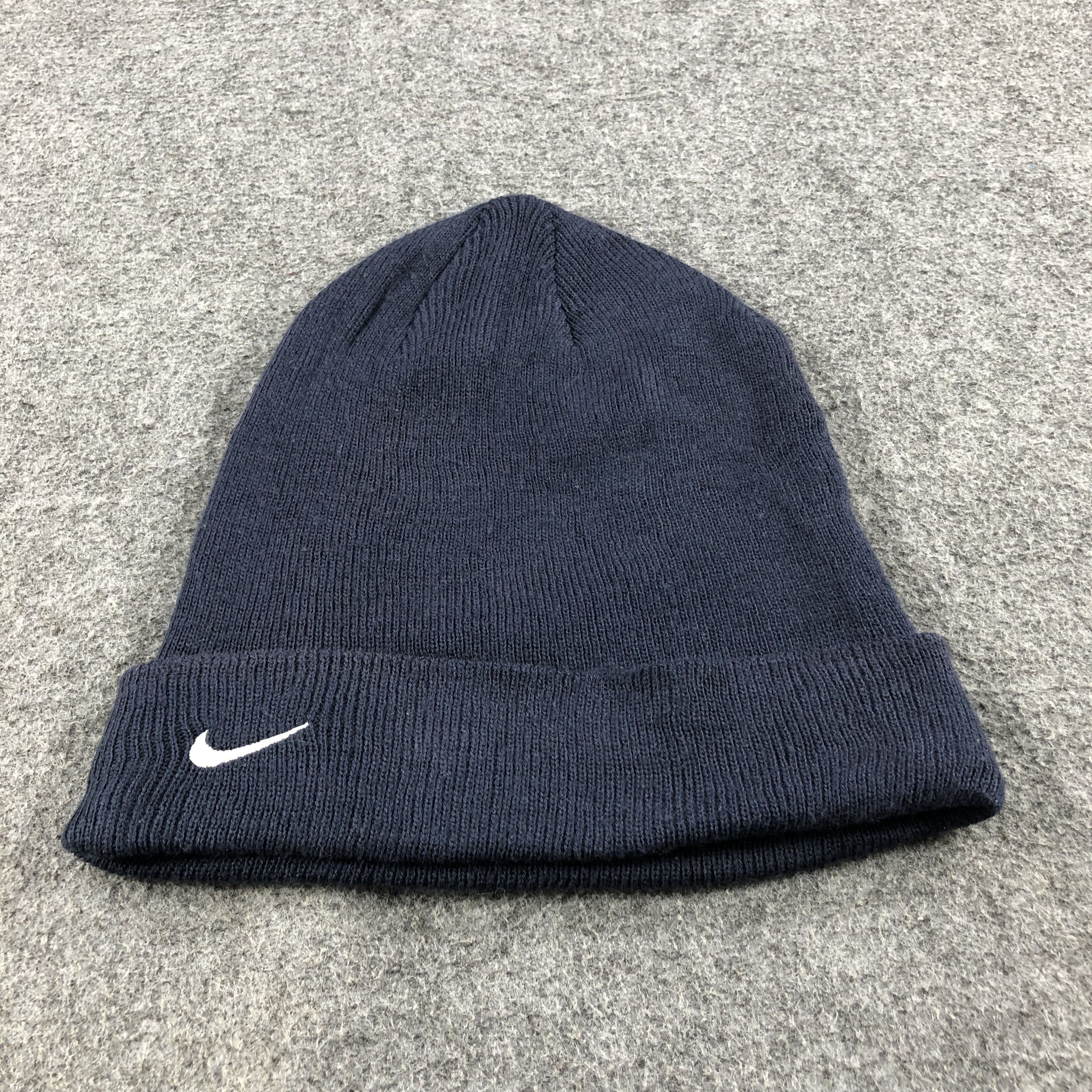 Vintage Nike Swoosh Beanie Snowcap Snow Hat B304 Size ONE SIZE - 3 Thumbnail