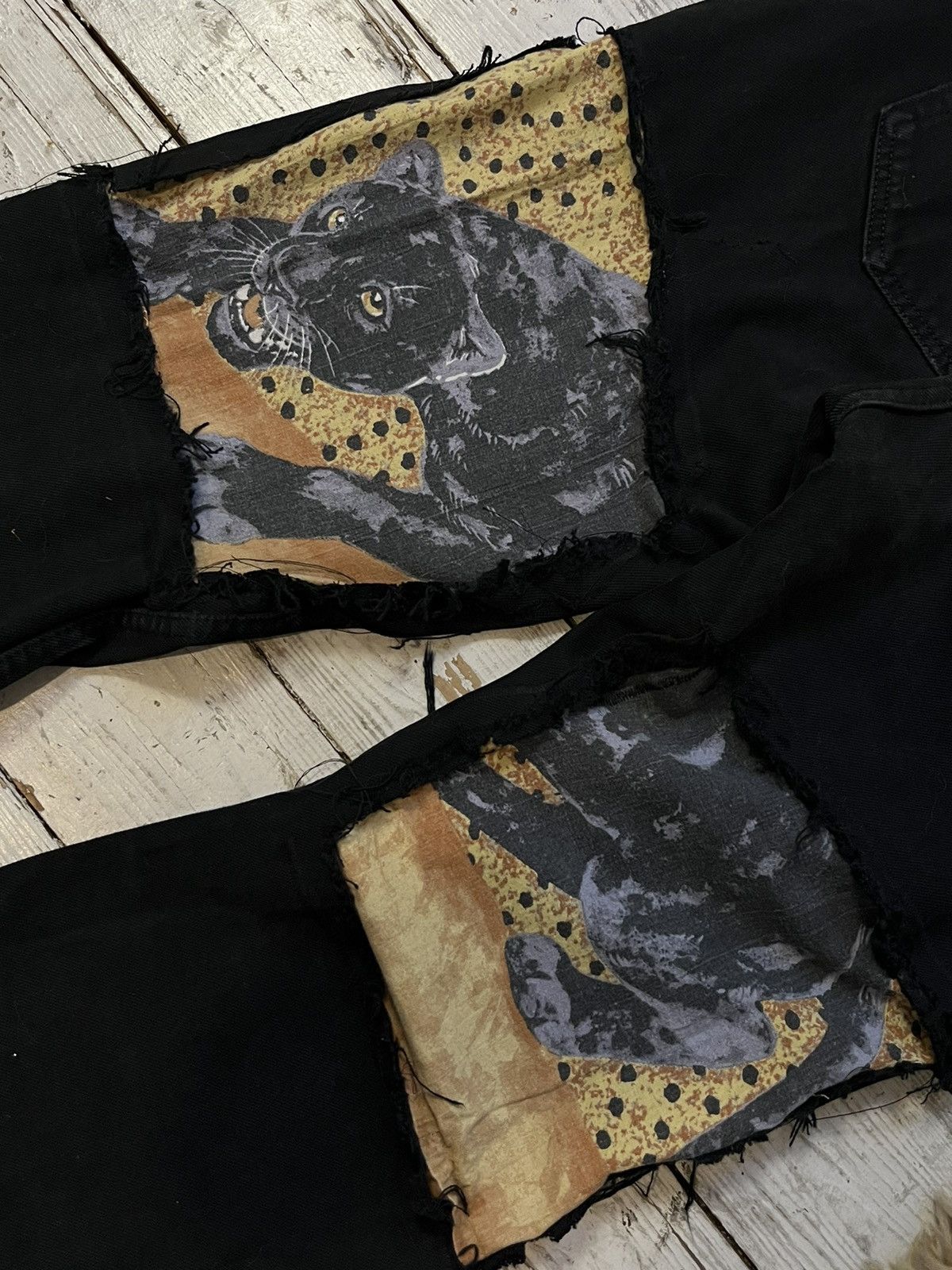 Kapital × Levi's Vintage Levi’s 501 97’ Safari Repaired Patchwork Kapital ins Size 30" / US 8 / IT 44 - 3 Thumbnail