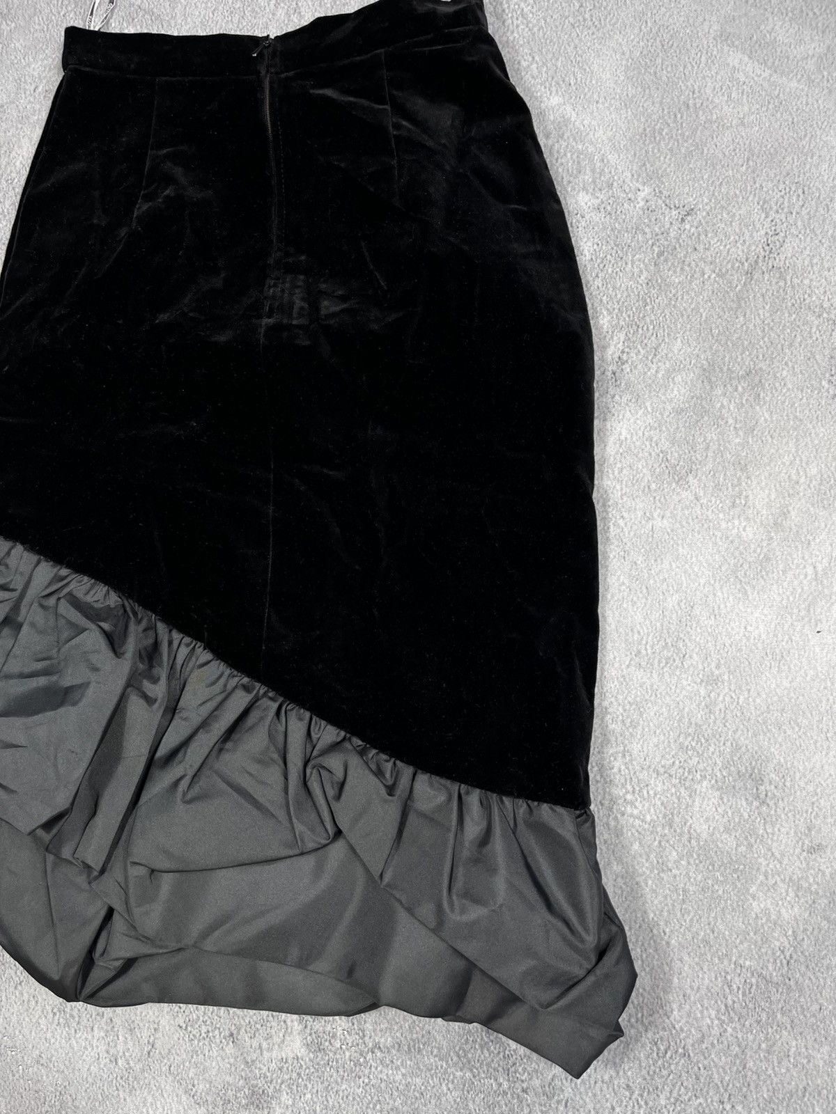 Other Vintage Y2K Velour asymmetric midi skirt opium size 36 Size 25" / US 0 / IT 36 - 3 Thumbnail