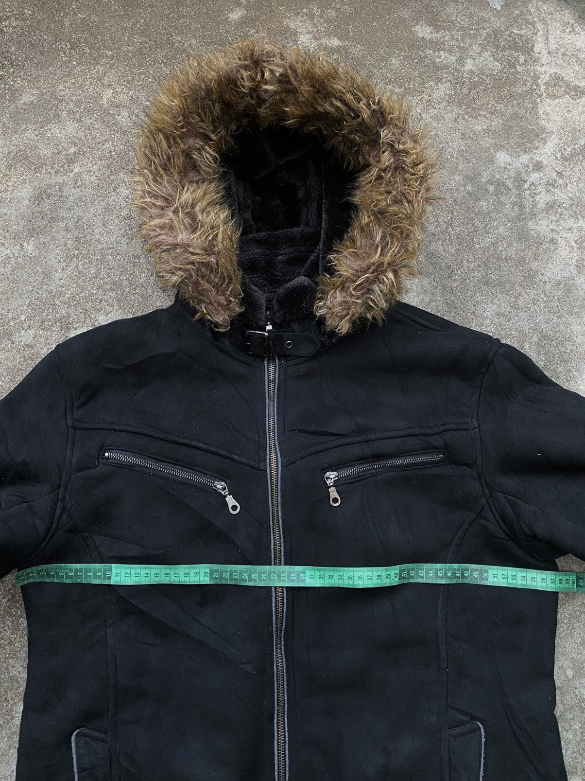 If Six Was Nine × Japanese Brand × Le Grande Bleu (L.G.B.) JAPANESE BRAND THRUXTON PUNK GOTHIC FUR JACKET Size US L / EU 52-54 / 3 - 9 Thumbnail
