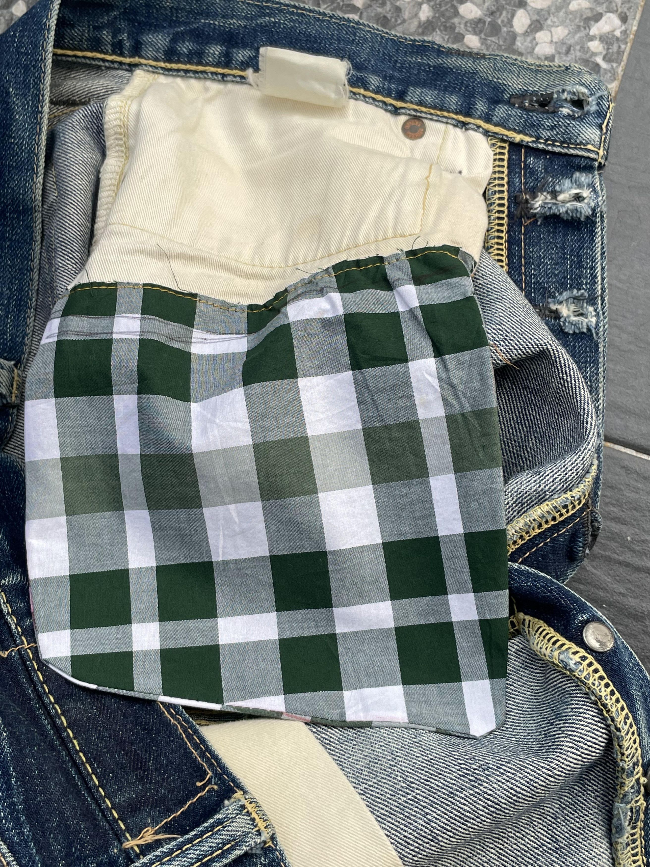 The Silver Stone Vintage Selvedge Silverstone Distresed Denim Size US 30 / EU 46 - 17 Thumbnail