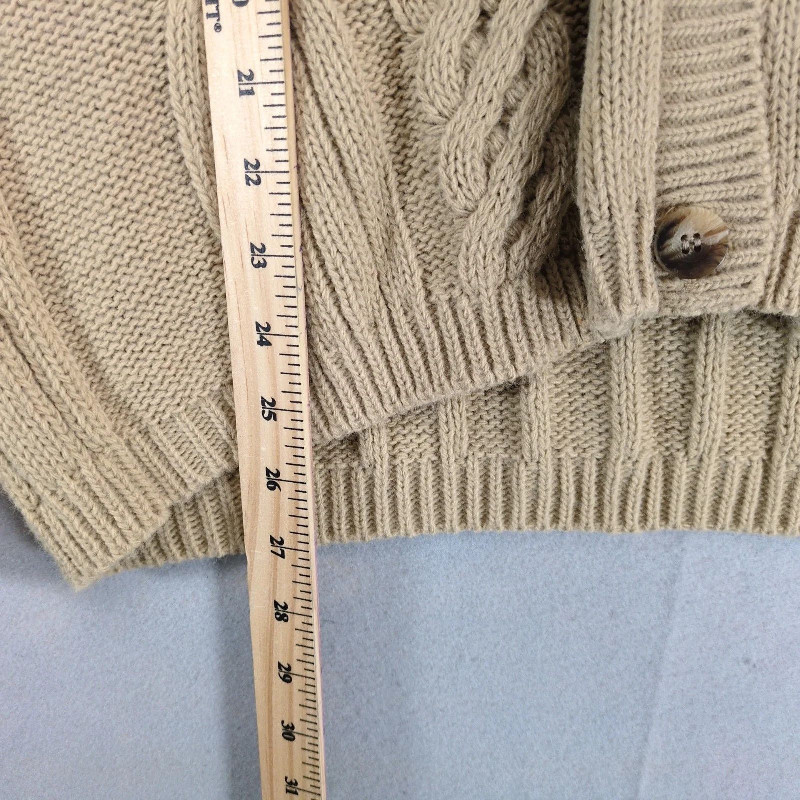Vintage NWT Vtg Cricket Lane Cardigan Sweater Women's L Cable Knit Size L / US 10 / IT 46 - 9 Thumbnail