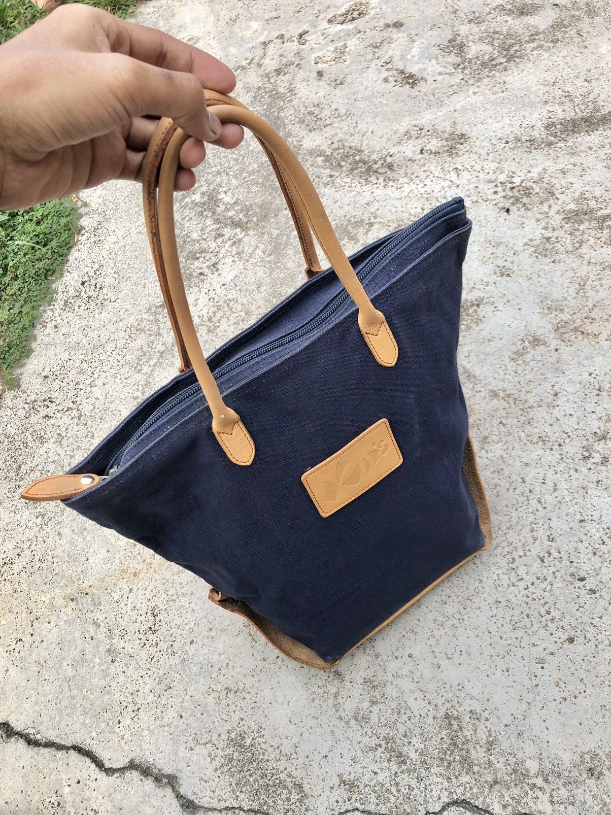 Other LEATHER HANDLE CANVAS TOTEBAG BY KID'S KITAMURA Size ONE SIZE - 2 Thumbnail