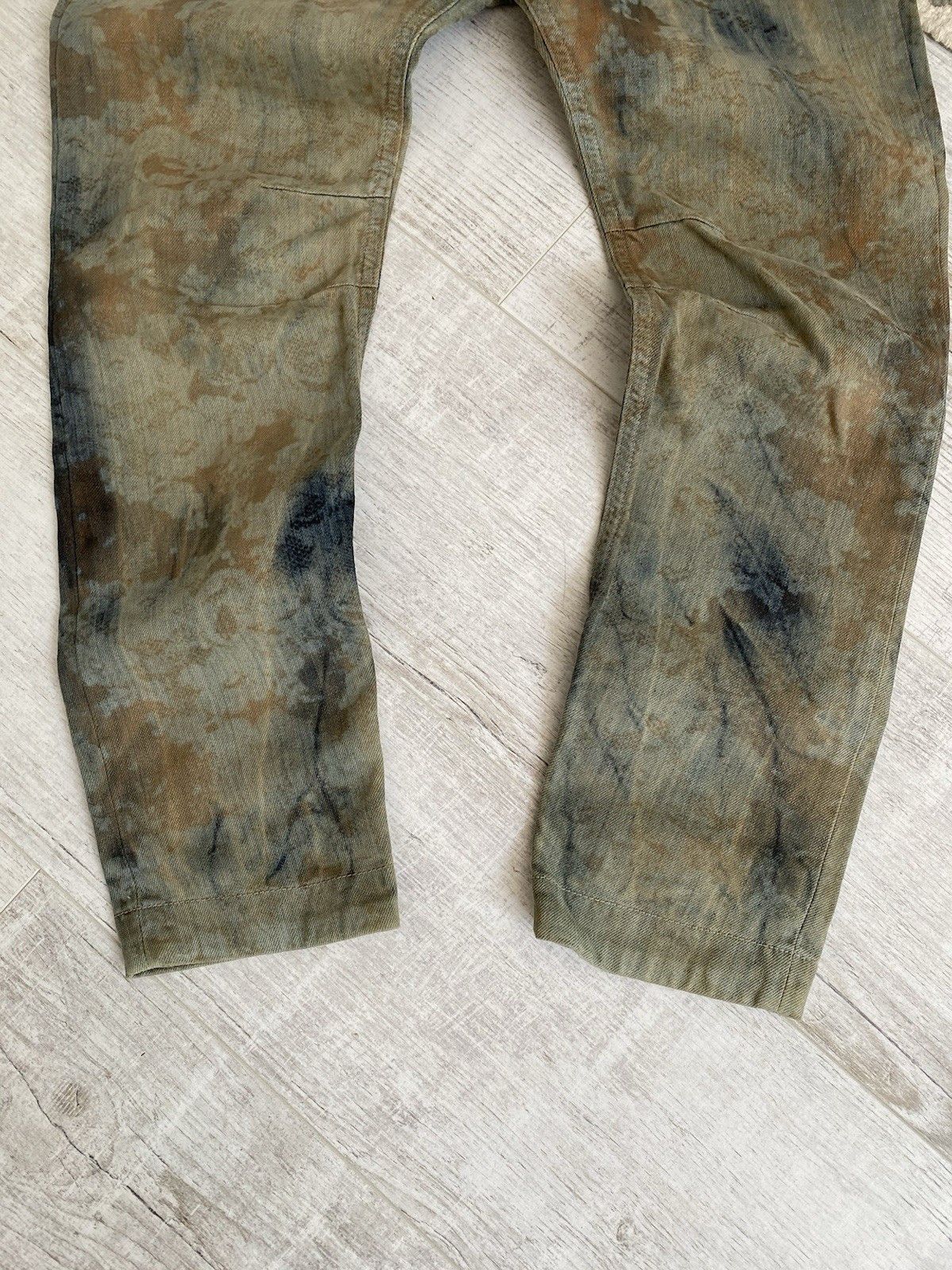 Diesel Diesel Womens Avant Garde Painted Pants Jeans Size 25" / US 0 / IT 36 - 6 Thumbnail