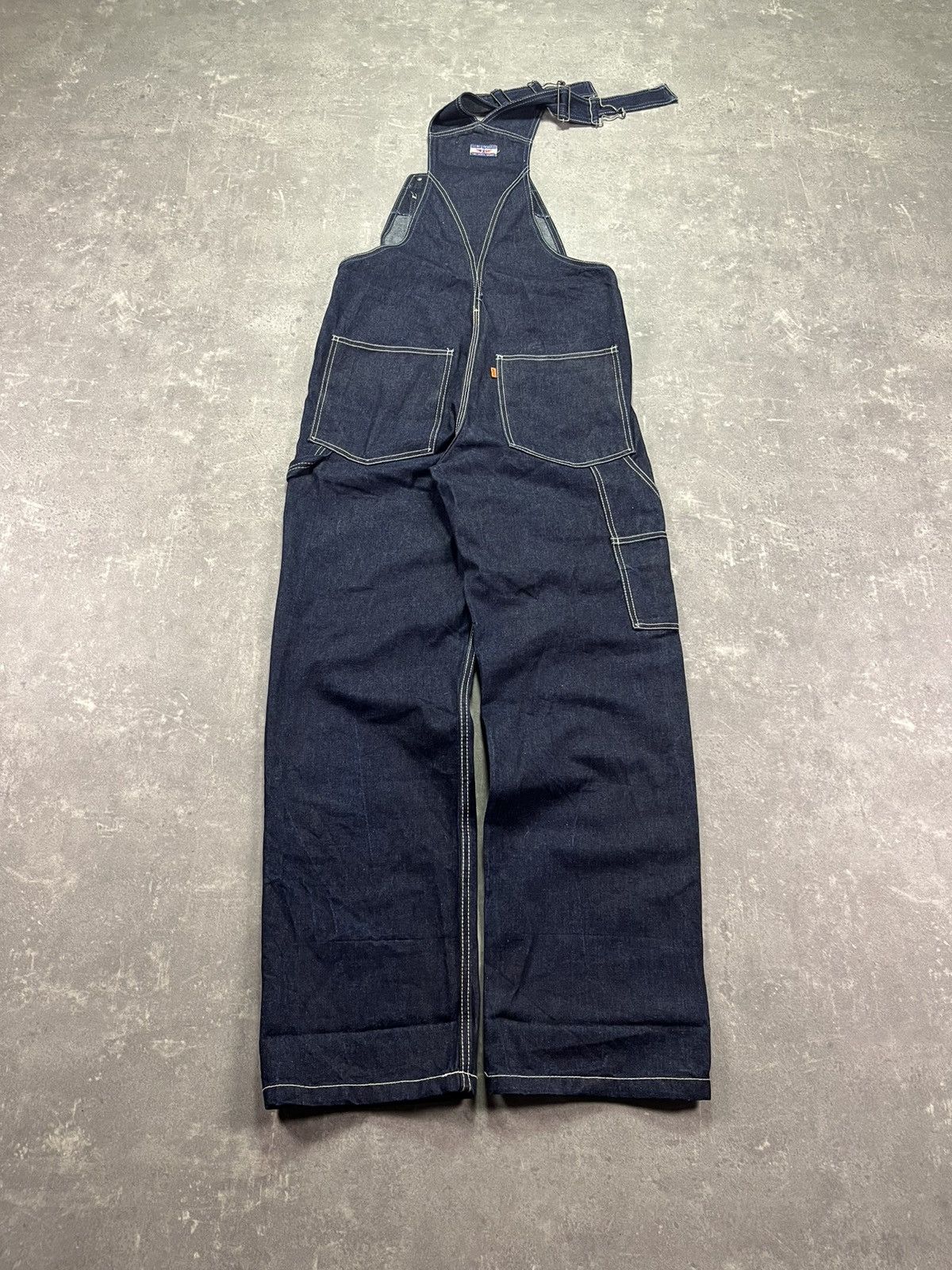 Levi's 1997 Levi’s Orange Tab Indigo Overalls XS S 30 Vintage Size US 30 / EU 46 - 2 Thumbnail