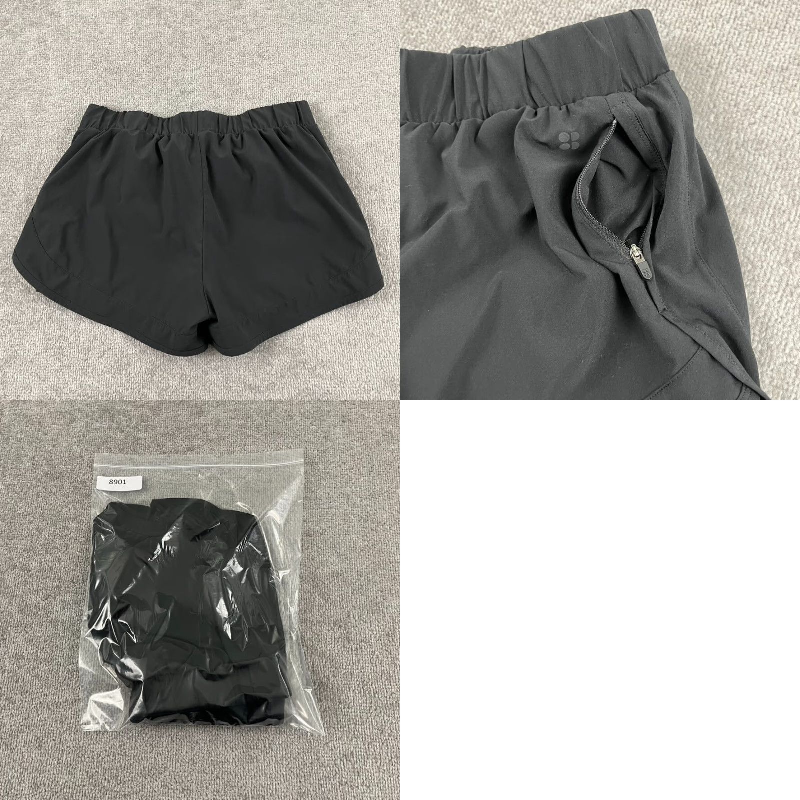 Sweaty Betty VINTAGE Sweaty Betty Shorts Womens M x 2.5" Lined Black Workout Running Pockets Gym Size 32" / US 10 / IT 46 - 8 Thumbnail
