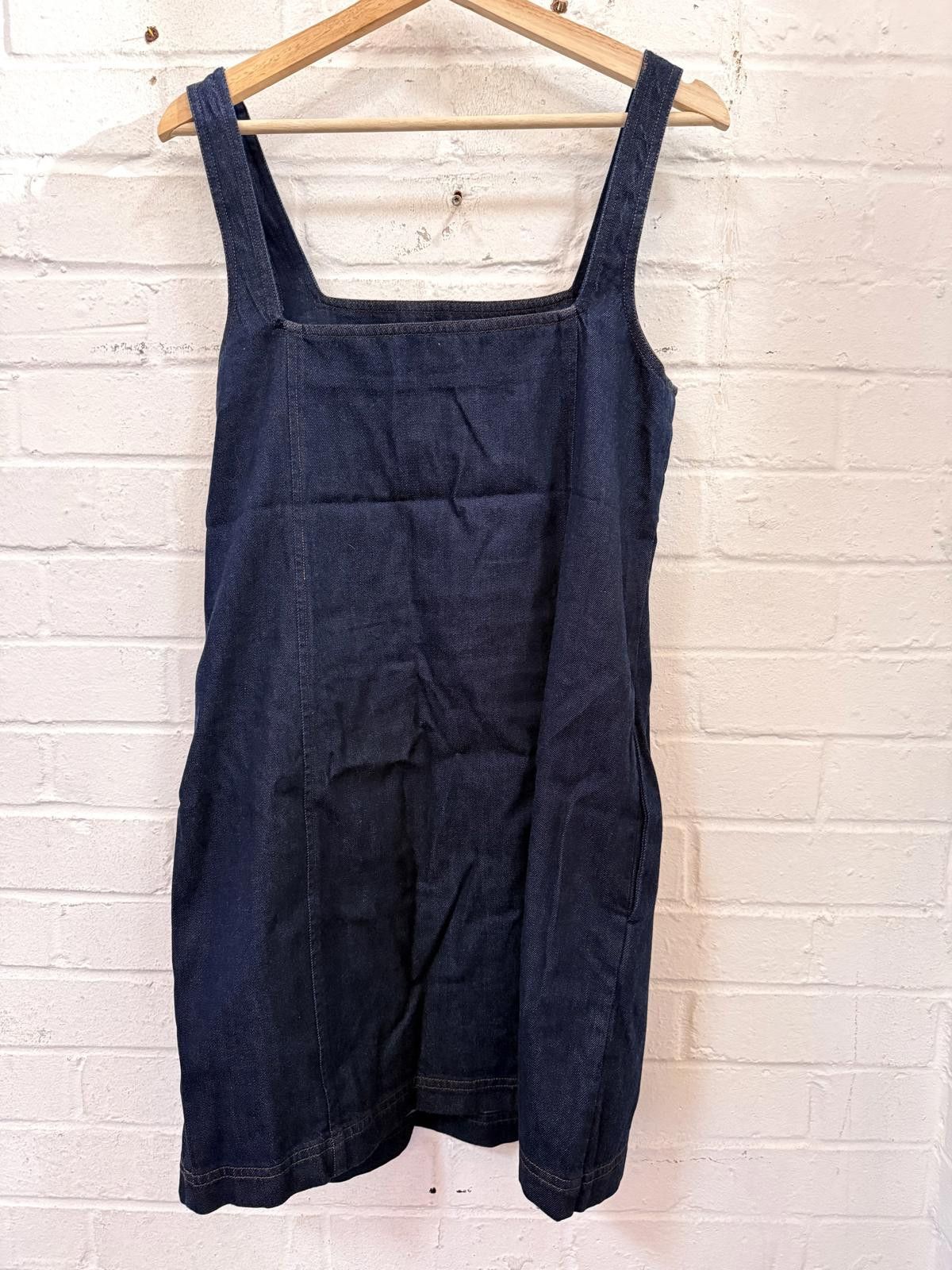 Unknown London Women's Denim Dress with Square Neckline Size M / US 6-8 / IT 42-44 - 4 Thumbnail