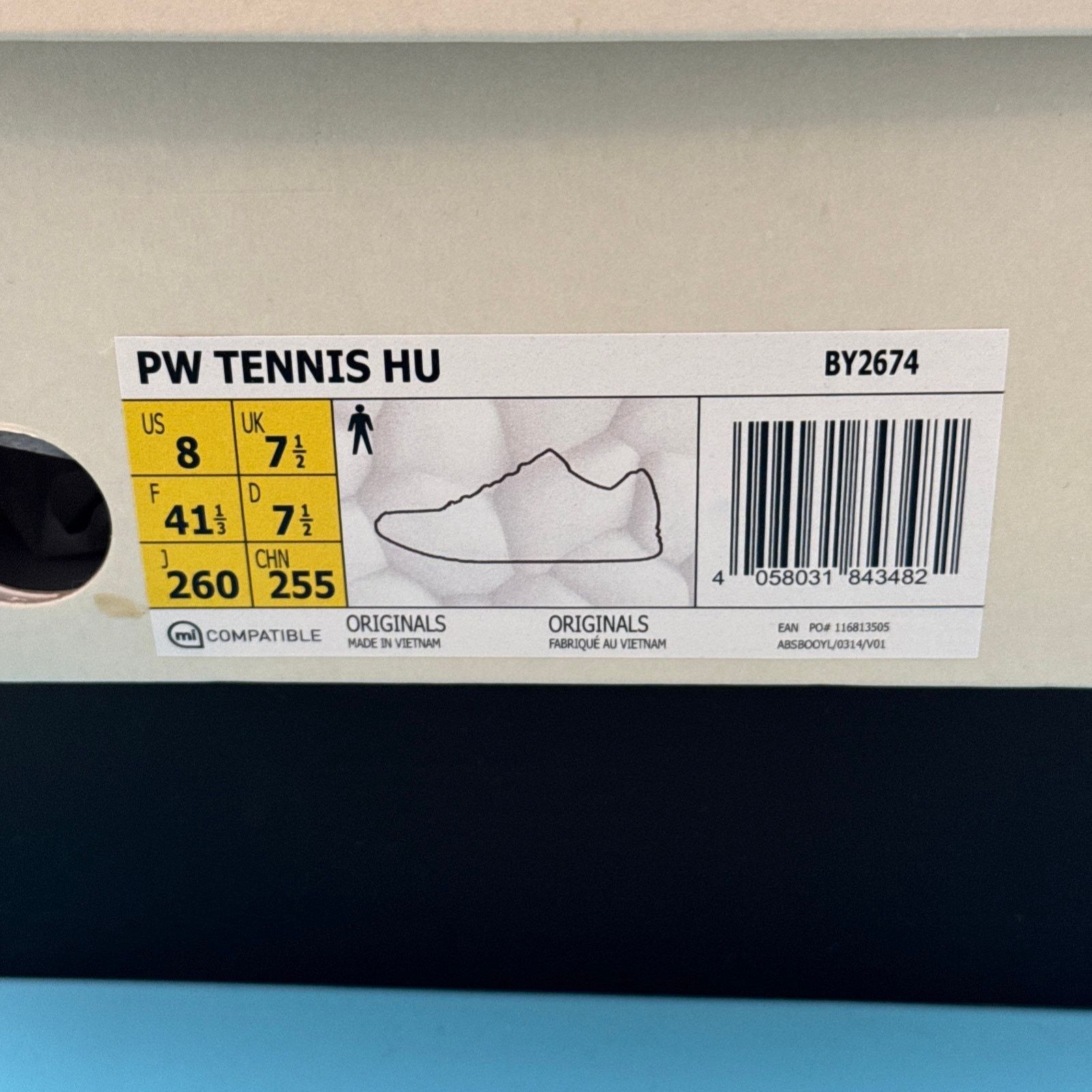 Adidas × Pharrell adidas Pharrell x Tennis Hu Yellow m8 w9.5 Size US 8 / EU 41 - 16 Thumbnail