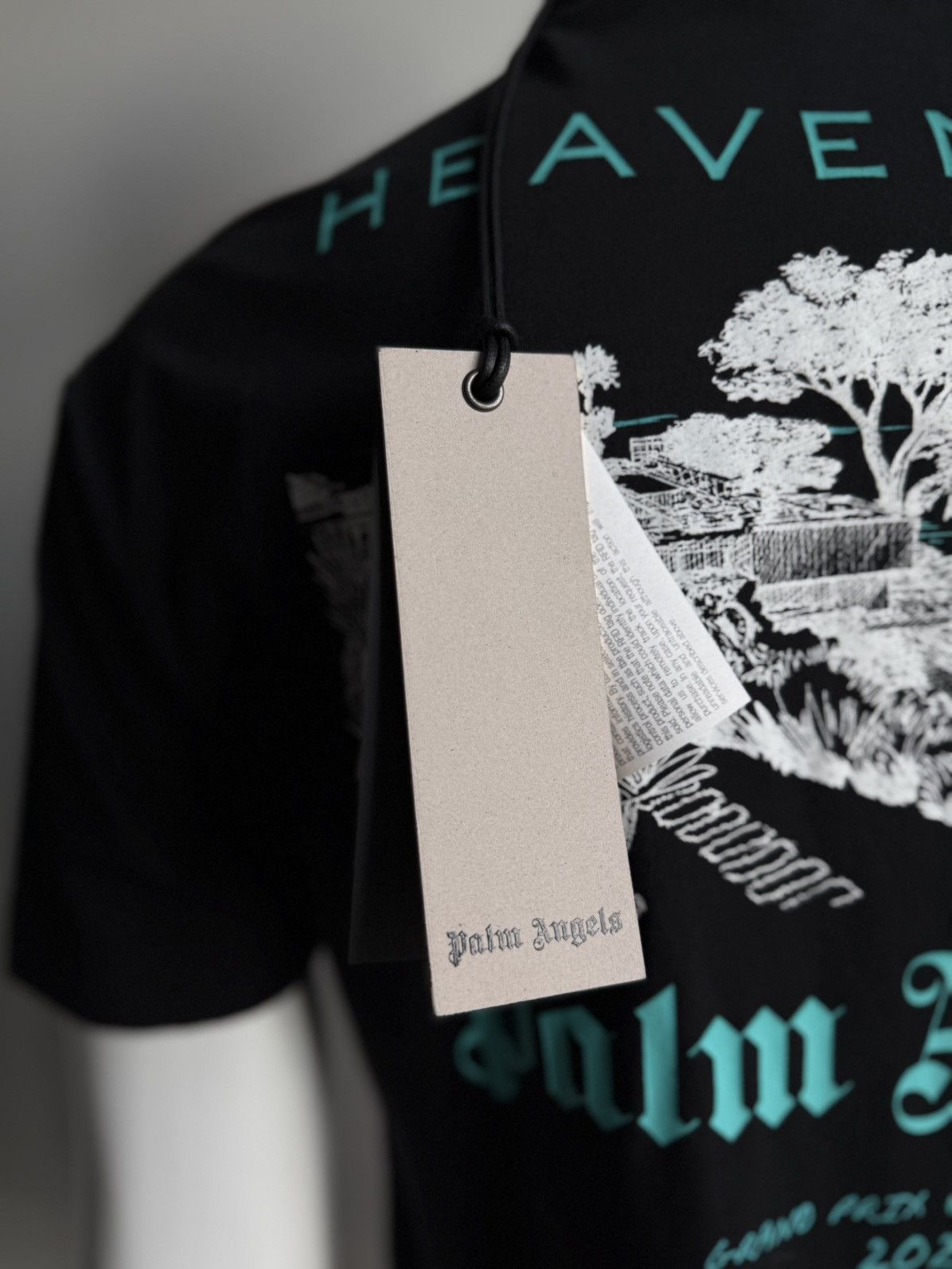 Palm Angels Palm Angels Heavensake Grand Prix de Monaco Tee Black Azure Size US S / EU 44-46 / 1 - 9 Thumbnail