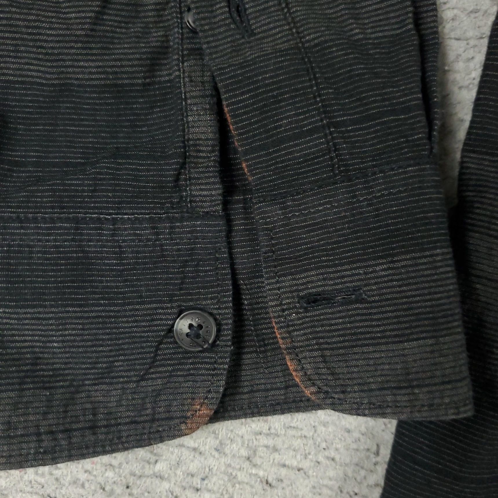 TravisMathew VINTAGE Travis Mathew Shirt Mens Large Black Gray Button Up Long Sleeve Plaid Casual - 90s/Classic Business Mens L Black Size US L / EU 52-54 / 3 - 4 Thumbnail