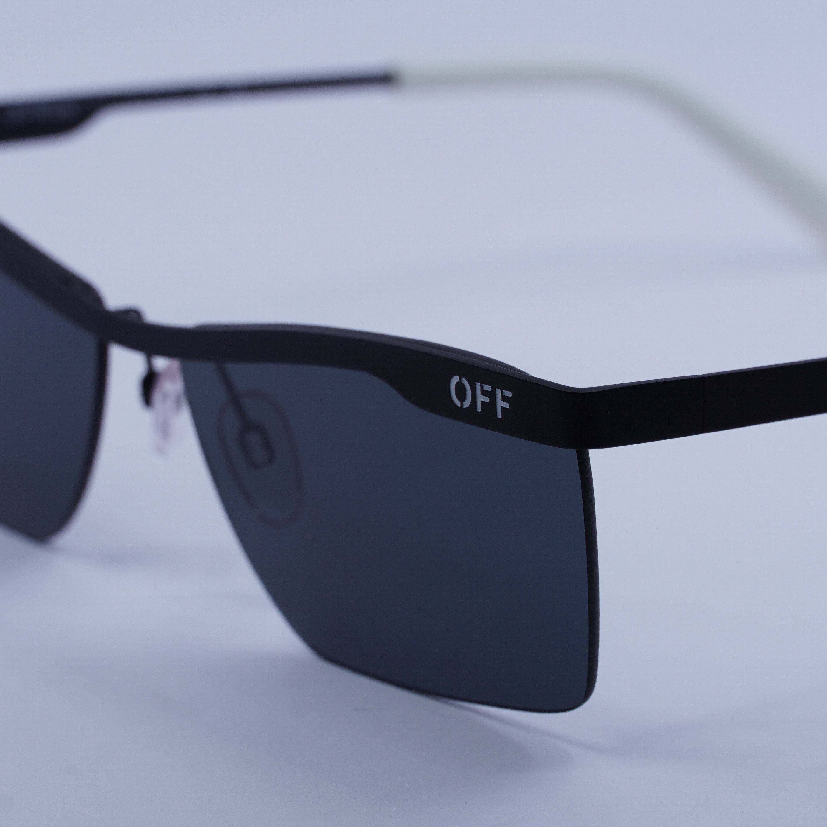 Off-White Off-White OERI095 RIMINI 1007 Sunglasses Black Frame Size ONE SIZE - 5 Thumbnail