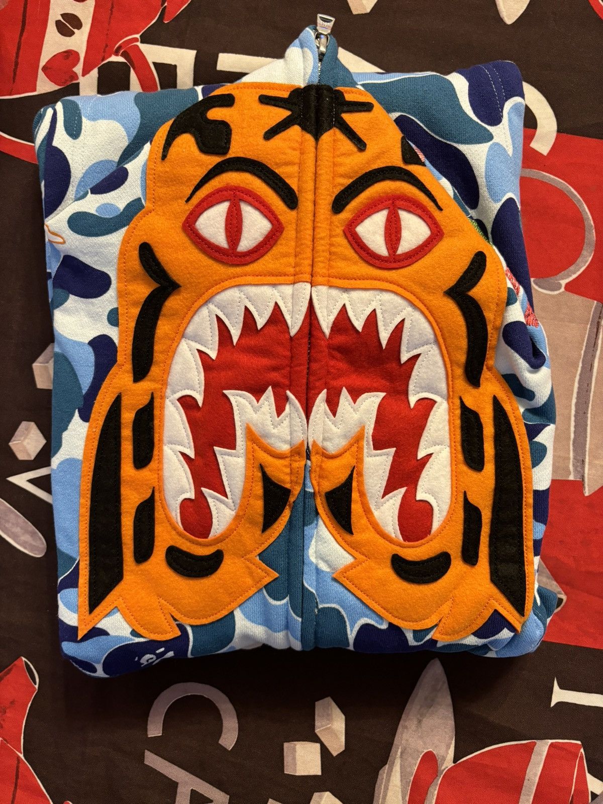 Bape ABC CAMO TIGER FULL ZIP HOODIE Size US M / EU 48-50 / 2 - 1 Thumbnail