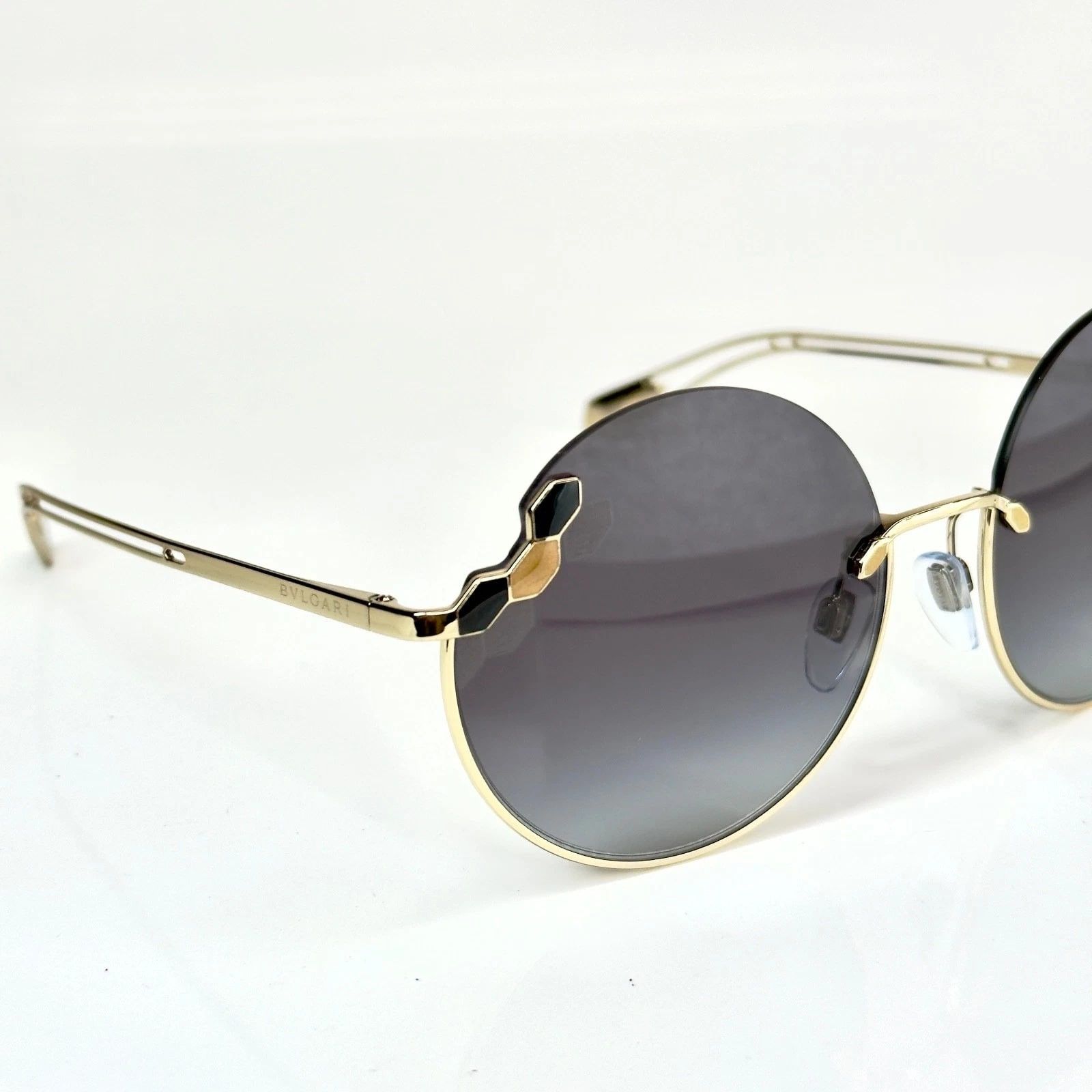 Bvlgari BVLGARI BV6124 SERPENTEYES Gold Black Round 6124 SERPENTI Size ONE SIZE - 5 Thumbnail