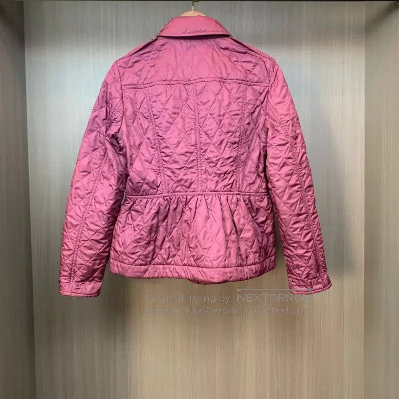 Burberry Burberry Quilted Jacket in Deep Red. Size M / US 6-8 / IT 42-44 - 2 Thumbnail
