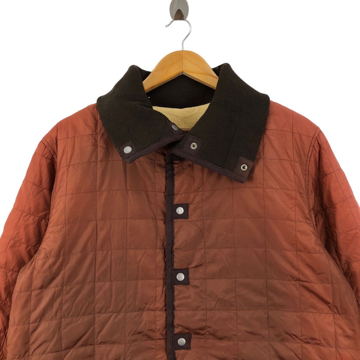 Indigo Vintage 90s Quilted Jacket Japanese Brand Indigo Size US L / EU 52-54 / 3 - 2 Thumbnail