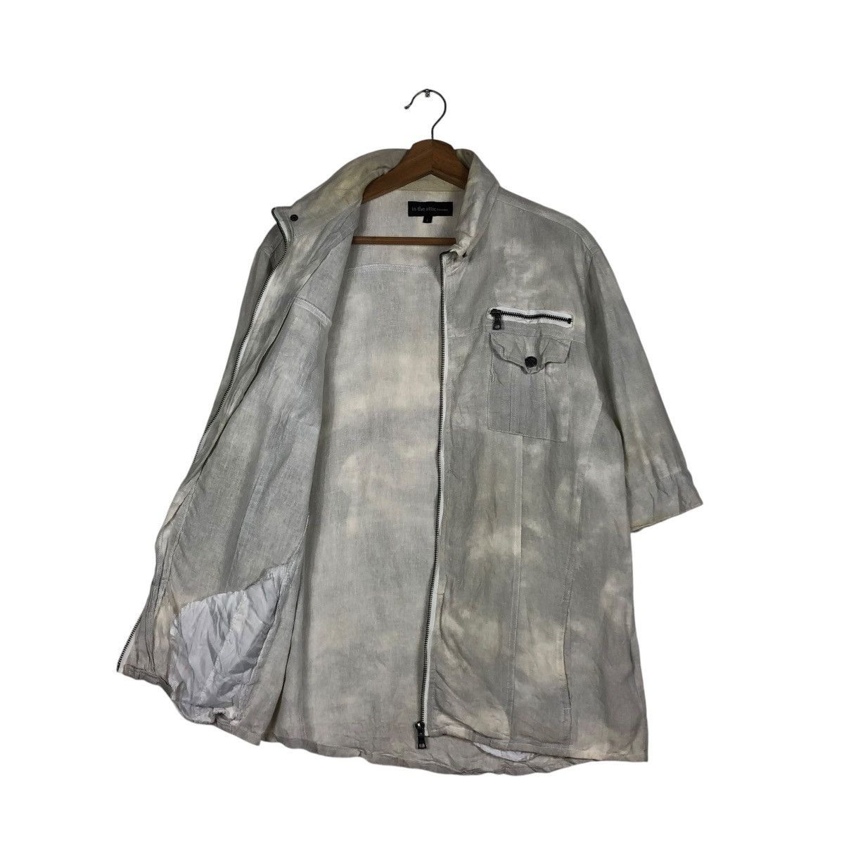 In The Attic 🔥VINTAGE ACID WASH DESIGN SHORT SLEEVE JACKET IN THE ATTIC Size US L / EU 52-54 / 3 - 10 Thumbnail