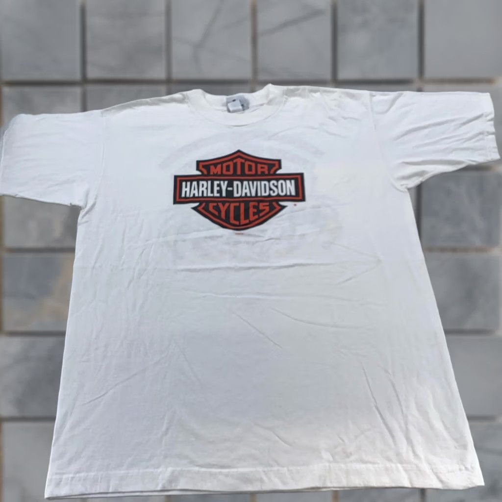 Harley Davidson VINTAGE Harley-Davidson Shirt Mens XL White New Orleans Mardi Gras 2005 USA Size US XL / EU 56 / 4 - 1 Thumbnail