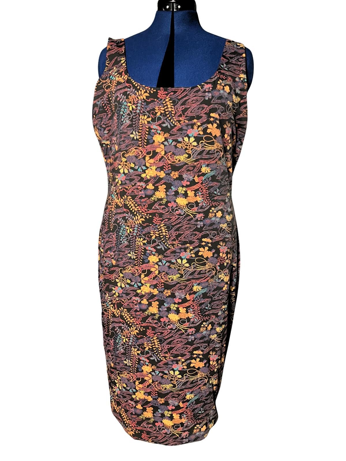 Other Peruvian Connection Pima Cotton Floral Dress XL Size XL / US 12-14 / IT 48-50 - 2 Thumbnail