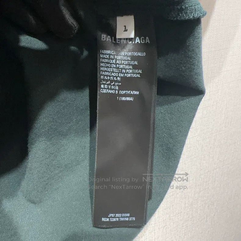 Balenciaga Balenciaga Adidas x Co-branded Black Letter Logo Embroider Size US S / EU 44-46 / 1 - 7 Thumbnail