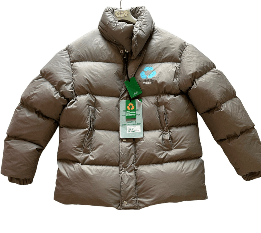 image of Dsquared2 Down Puffer Size M in Grey, Men's