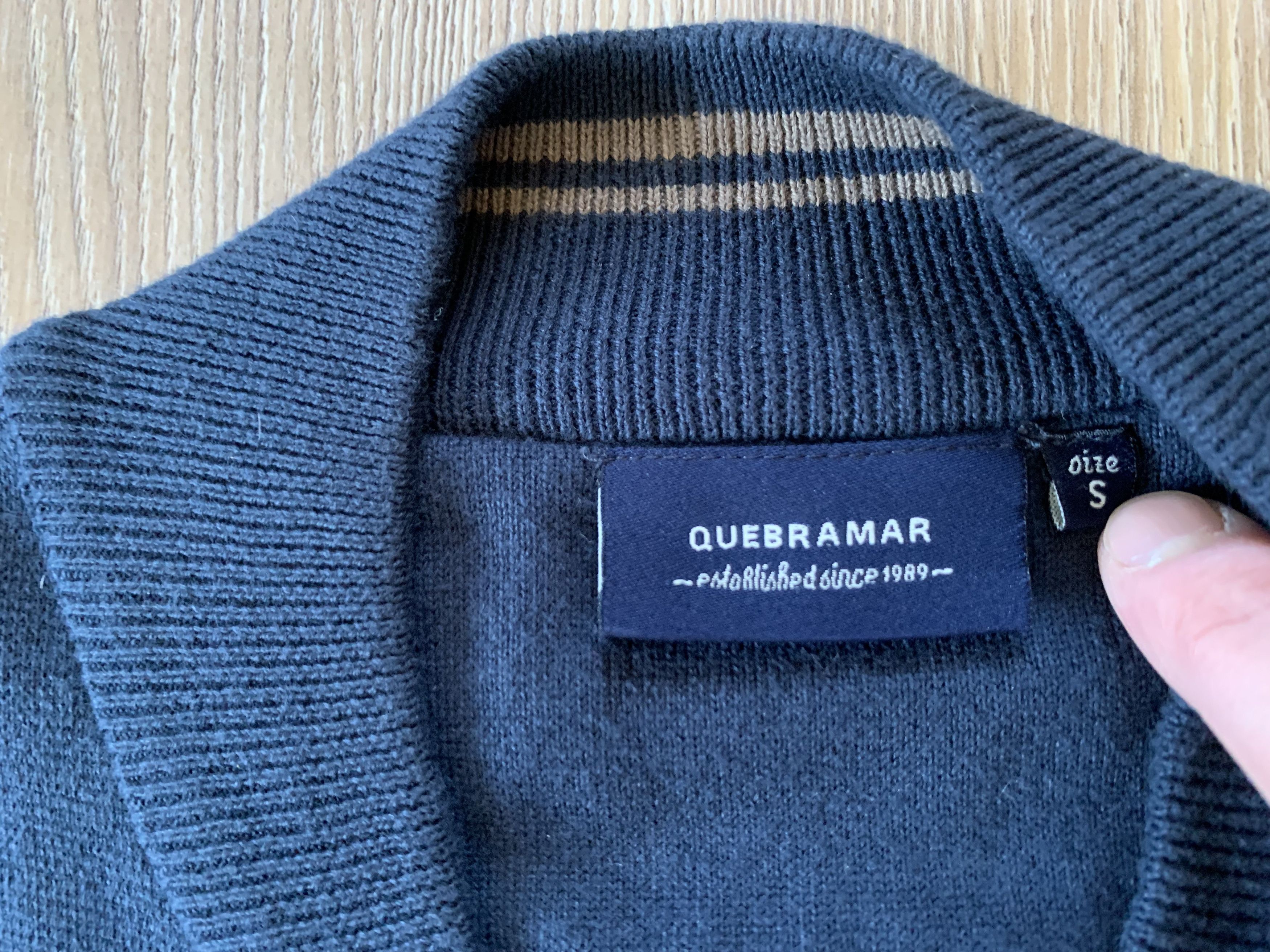 Designer Quebramar Cotton Sweatshirt Zip Sweater Size US S / EU 44-46 / 1 - 5 Thumbnail