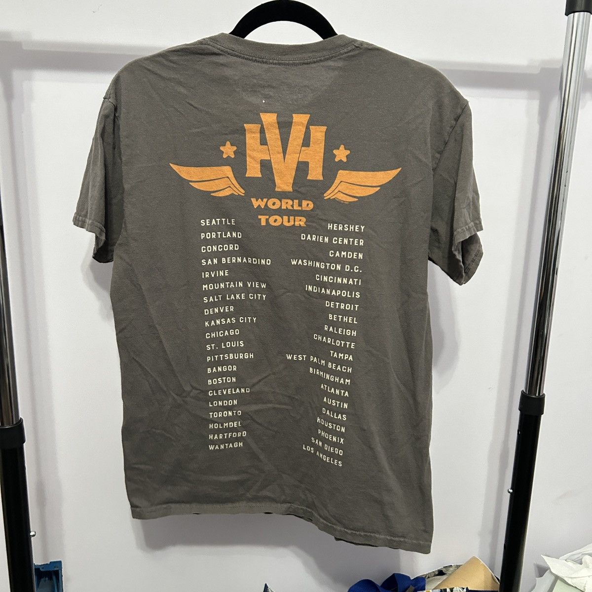 Other Van Halen Gray Graphic Band Tshirt Size Medium - "Cheri" Size US M / EU 48-50 / 2 - 3 Thumbnail