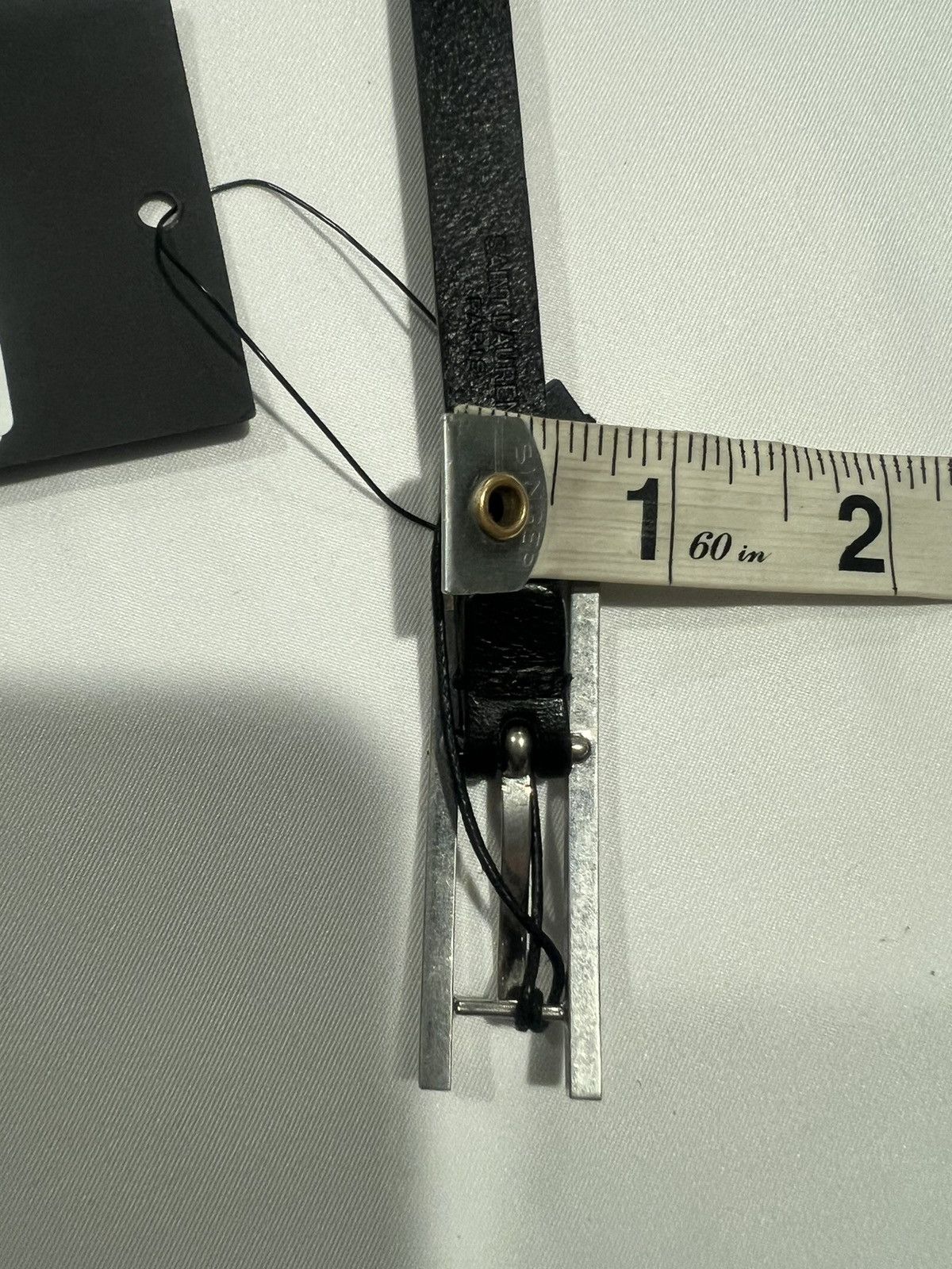 Saint Laurent Paris Saint Laurent men’s skinny belt. 95/36 $750 Size 36 - 5 Thumbnail