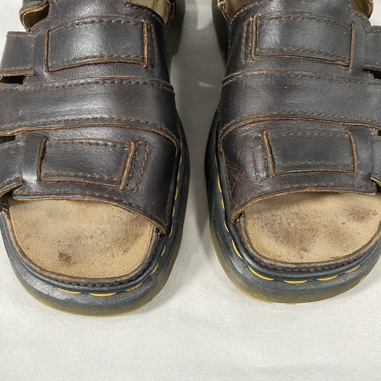 Dr. Martens Vtg Dr Doc Martens Leather Fisherman Sandal England Mens 13 Size US 13 / EU 46 - 4 Thumbnail